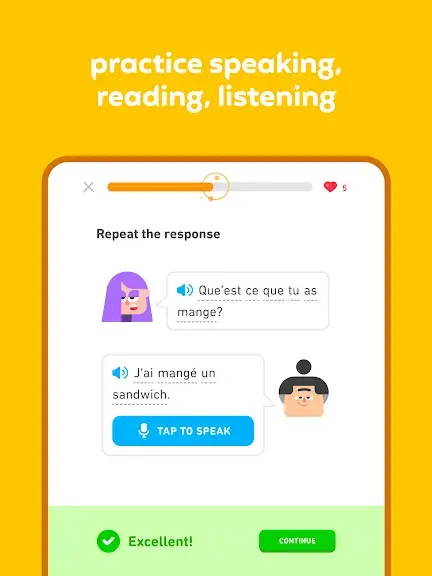 تحميل دولينجو Duolingo مهكر (Plus مفتوح مجانًا) آخر إصدار 2026 للأندرويد screenshot 2