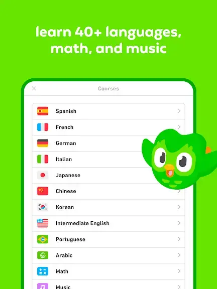تحميل دولينجو Duolingo مهكر (Plus مفتوح مجانًا) آخر إصدار 2026 للأندرويد screenshot 4