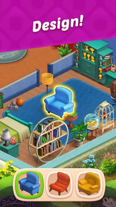 تحميل Homescapes مهكره (نجوم لا نهائية) آخر إصدار 2026 للأندرويد screenshot 1
